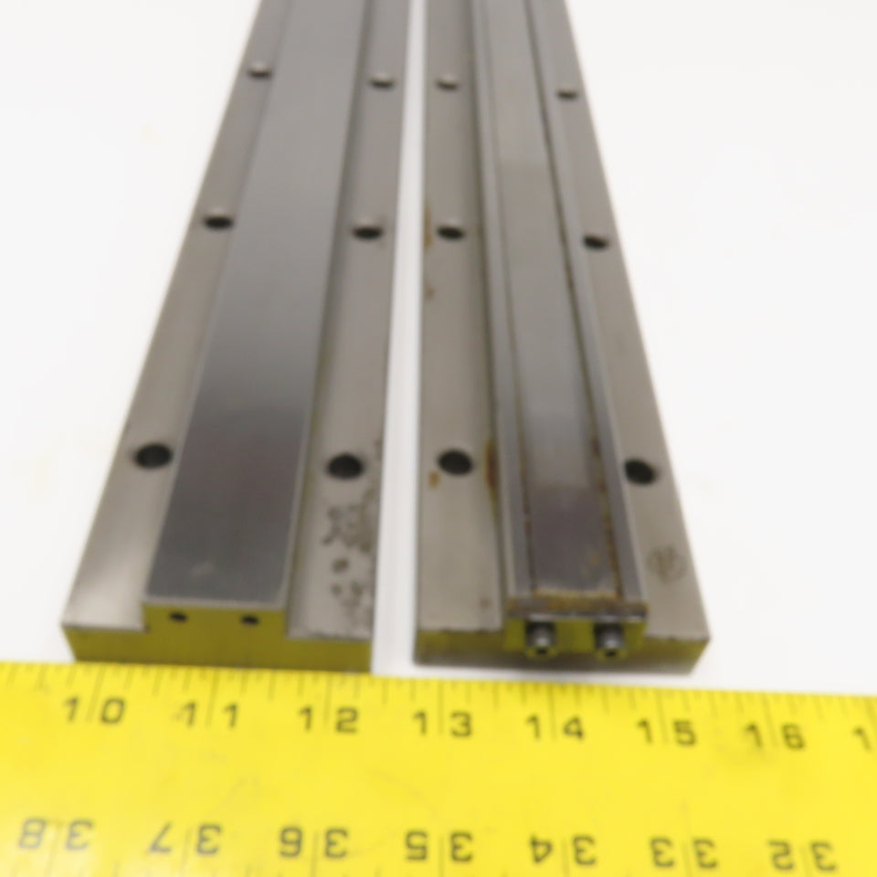 Union Tool 30mm x 1300mm Flat Groove Glide Linear Slide Set Makino Wire EDM 2 Pc