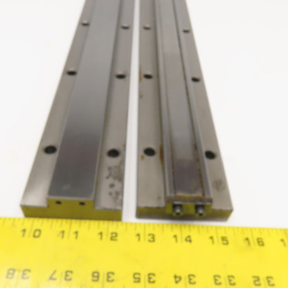 Union Tool 30mm x 1300mm Flat Groove Glide Linear Slide Set Makino Wire EDM 2 Pc