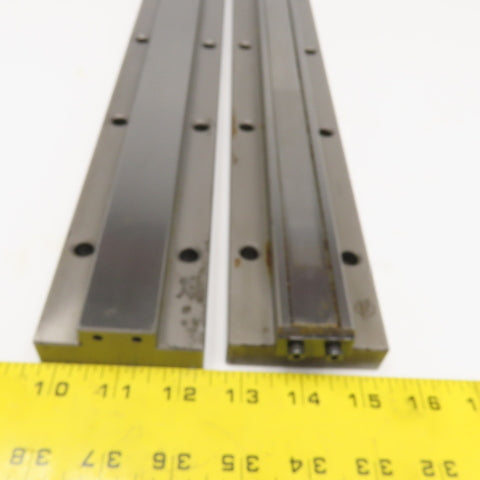Union Tool 30mm x 1300mm Flat Groove Glide Linear Slide Set Makino Wire EDM 2 Pc
