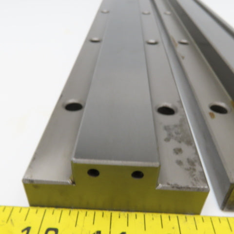 Union Tool 30mm x 1300mm Flat Groove Glide Linear Slide Set Makino Wire EDM 2 Pc