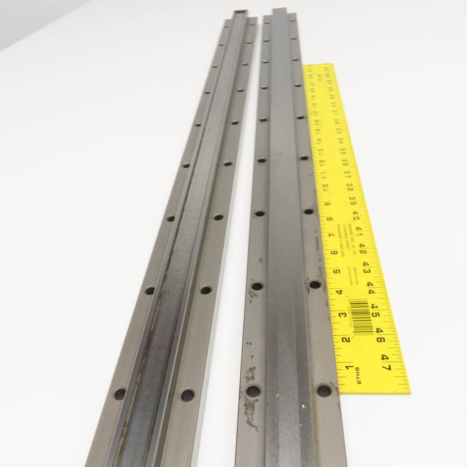 Union Tool 30mm x 1300mm Flat Groove Glide Linear Slide Set Makino Wire EDM 2 Pc