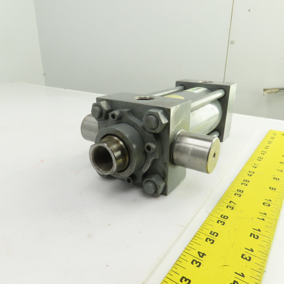 Miller HV81B6N Double Acting Hydraulic Trunnion Cylinder 4" Stroke 2-1/2" Bore