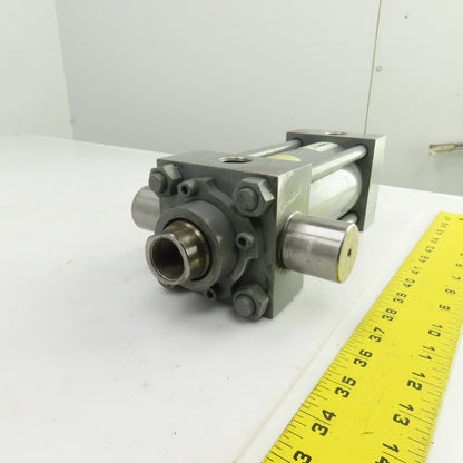 Miller HV81B6N Double Acting Hydraulic Trunnion Cylinder 4" Stroke 2-1/2" Bore