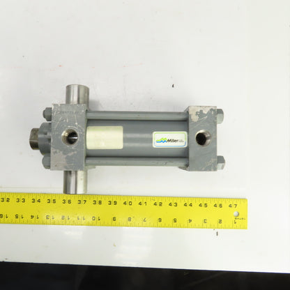 Miller HV81B6N Double Acting Hydraulic Trunnion Cylinder 4" Stroke 2-1/2" Bore