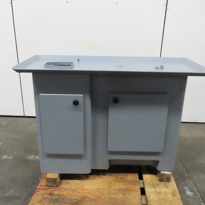 Hardinge Model DV-59 Lathe Coolant Flood Table 53" x 24" Refurbished And Primed