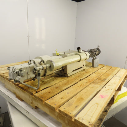 Krauss Maffei KM 150-390-55C2 1266371-01 Injection Unit Assembly 150 Ton