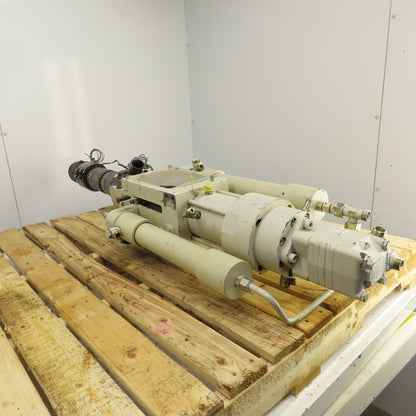 Krauss Maffei KM 150-390-55C2 1266371-01 Injection Unit Assembly 150 Ton
