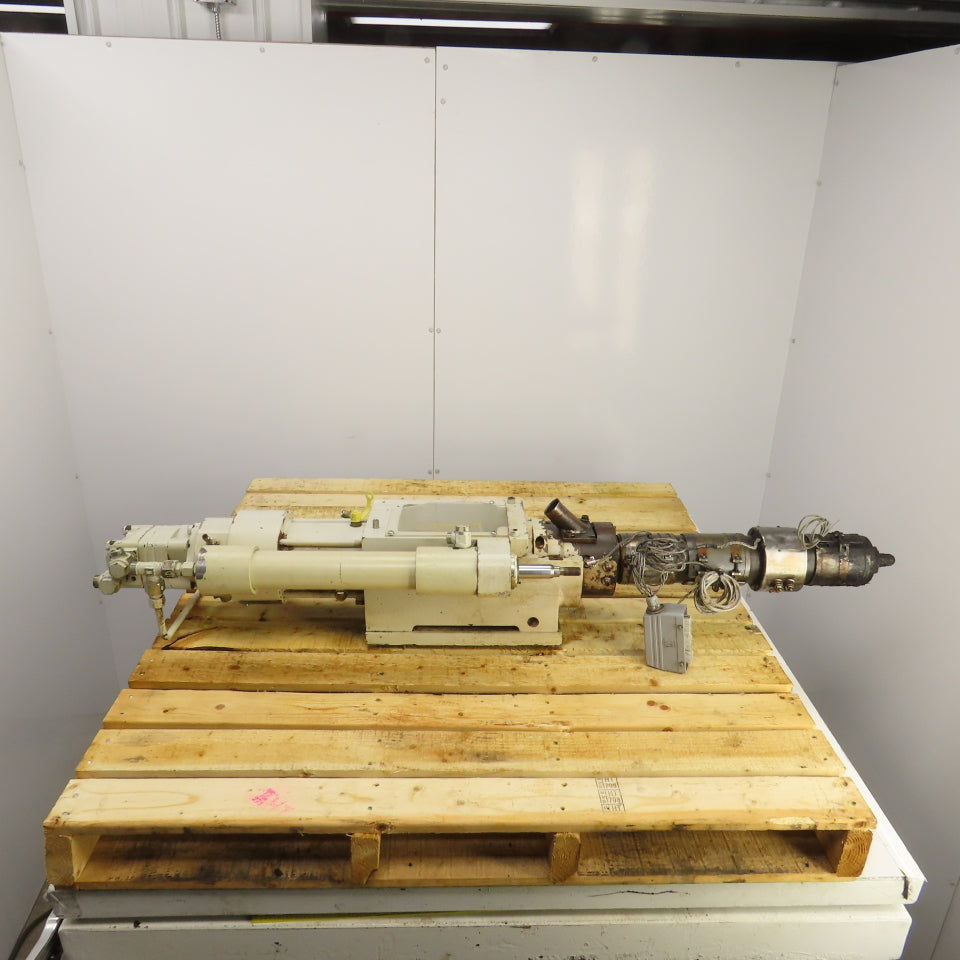 Krauss Maffei KM 150-390-55C2 1266371-01 Injection Unit Assembly 150 Ton