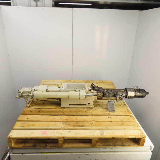 Krauss Maffei KM 150-390-55C2 1266371-01 Injection Unit Assembly 150 Ton