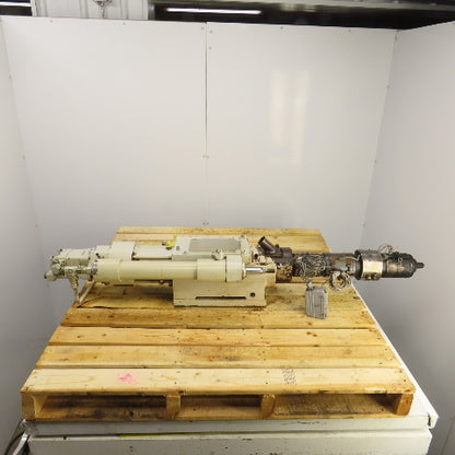 Krauss Maffei KM 150-390-55C2 1266371-01 Injection Unit Assembly 150 Ton