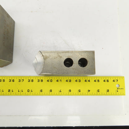 Abbott KTT10S3 1.5mm X 60° Serrated Soft Lathe Jaws For 10" Chuck 2"Wx3"Hx5.5" L