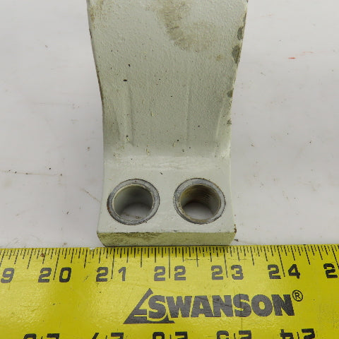 Heavy Duty Steel Pipe Strap Clamps 4-Hole 79mm Open Lot Of 2