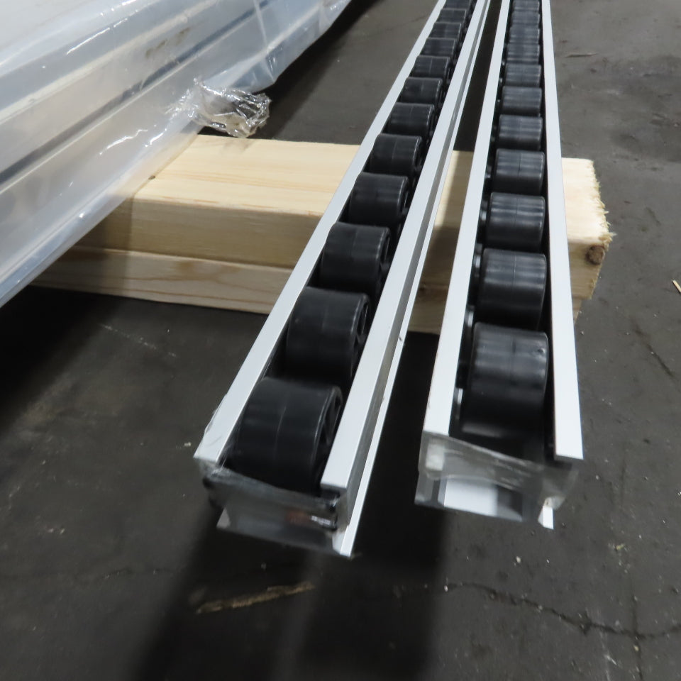 Creform EF-2047F-4000 40mm x 4000mm Roller Track Conveyor Lot Of 20
