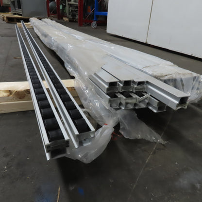 Creform EF-2047F-4000 40mm x 4000mm Roller Track Conveyor Lot Of 20
