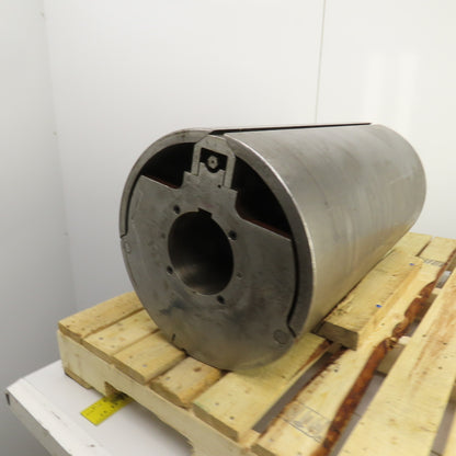 30" W x 15-3/4" OD Steel Coil Recoiler Drum Gripper Spring Clamp 5-1/2" Bore