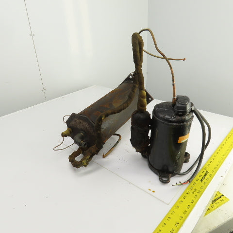 Toshiba TH106X2-K Compressor 200V 3PH 44K High 23K Low W/Heat Exchanger Assembly