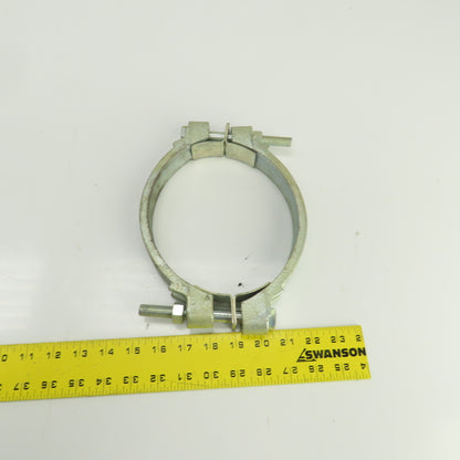 Dixon 769 Double Bolt Iron Clamp W/Saddles 6-32/64" To 7-36/64"