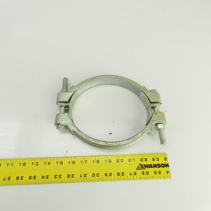 Dixon 769 Double Bolt Iron Clamp W/Saddles 6-32/64" To 7-36/64"