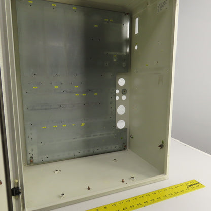 29-1/2" x 21-1/2" x 13" Electrical Enclosure W/Backplate & 2-Fans
