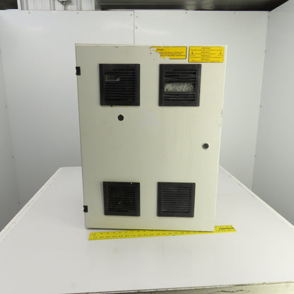 29-1/2" x 21-1/2" x 13" Electrical Enclosure W/Backplate & 2-Fans