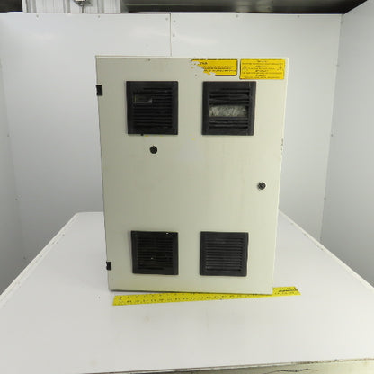 29-1/2" x 21-1/2" x 13" Electrical Enclosure W/Backplate & 2-Fans