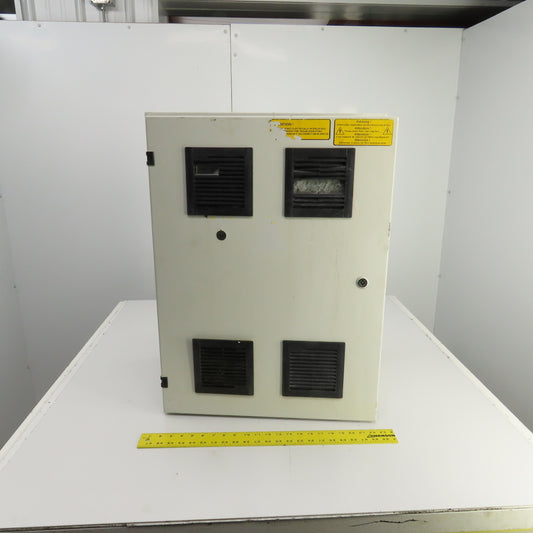 29-1/2" x 21-1/2" x 13" Electrical Enclosure W/Backplate & 2-Fans
