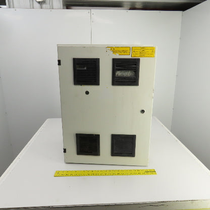 29-1/2" x 21-1/2" x 13" Electrical Enclosure W/Backplate & 2-Fans