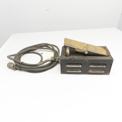 Miller RFCS-23 TIG Welder Foot Control