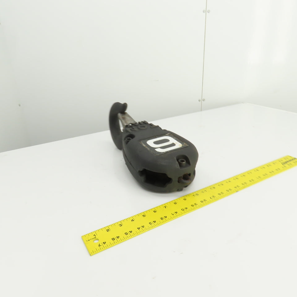 CM 6 Ton 12,000 LB Double Reeved Lower Hoist Hook Block Assembly W/Latch