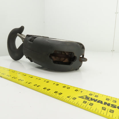 CM 6 Ton 12,000 LB Double Reeved Lower Hoist Hook Block Assembly W/Latch