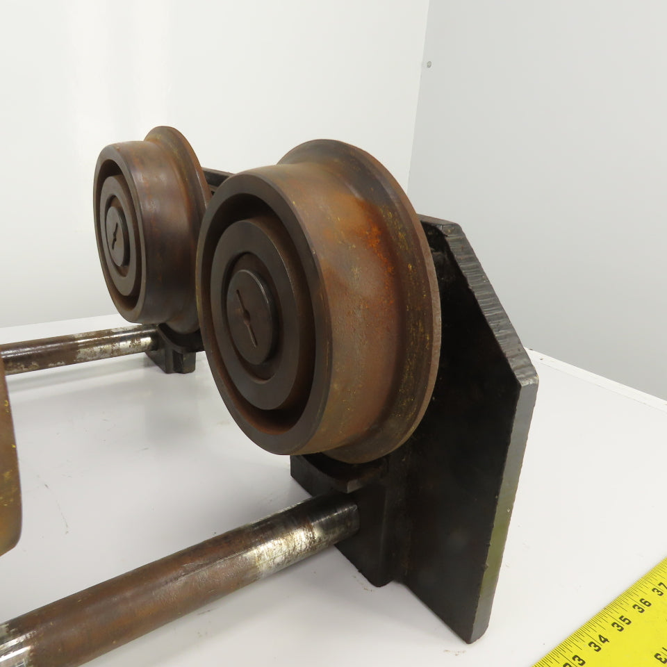 CM 6 Ton 12K Manual Powered Chain Drive Hoist Trolley 3" To 7.5" I-Beam Flange