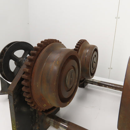 CM 6 Ton 12K Manual Powered Chain Drive Hoist Trolley 3" To 7.5" I-Beam Flange