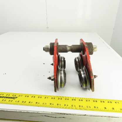 Saginaw 7927 1/2 Ton 1000LB Push/Pull Hoist Beam Trolley 3-1/4" to 6" Flange