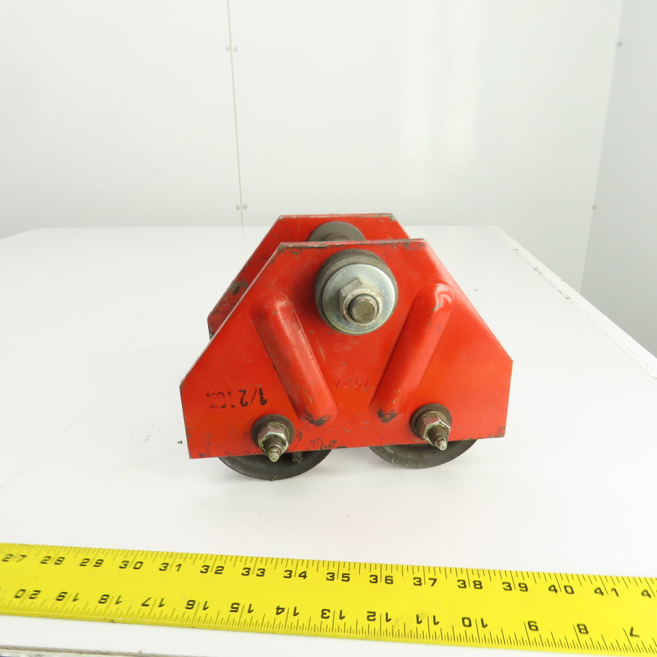 Saginaw 7927 1/2 Ton 1000LB Push/Pull Hoist Beam Trolley 3-1/4" to 6" Flange