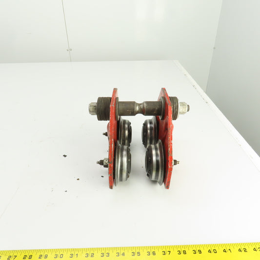 Saginaw 7927 1/2 Ton 1000LB Push/Pull Hoist Beam Trolley 3-1/4" to 6" Flange