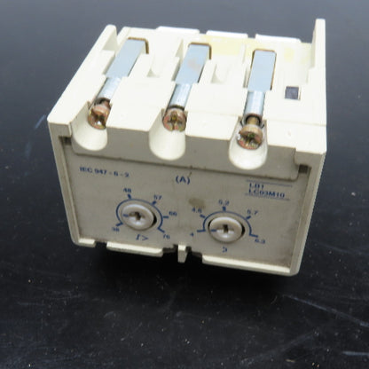 Telemecanique LB1 LC03M10 Overload Relay 4-6.3 Trip 690VAC Max