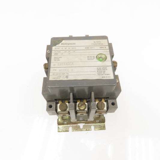 Westinghouse B201KOCA B201K0CA Model B 600V NEMA Size 0 Motor Starter 120V Coil