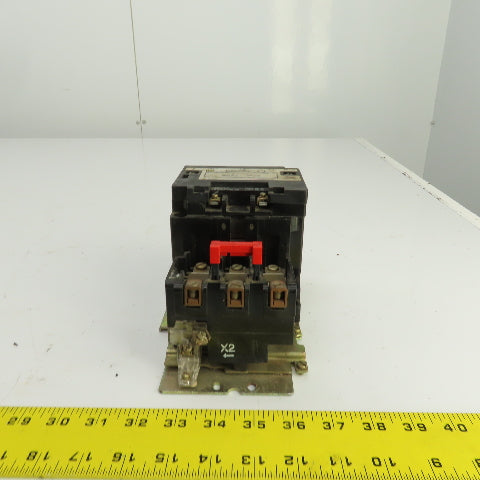 Square D 8536SDOS Ser A Nema Size 2 600V Contactor 120V Coil 10-25HP