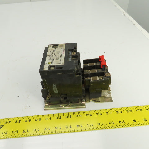 Square D 8536SDOS Ser A Nema Size 2 600V Contactor 120V Coil 10-25HP