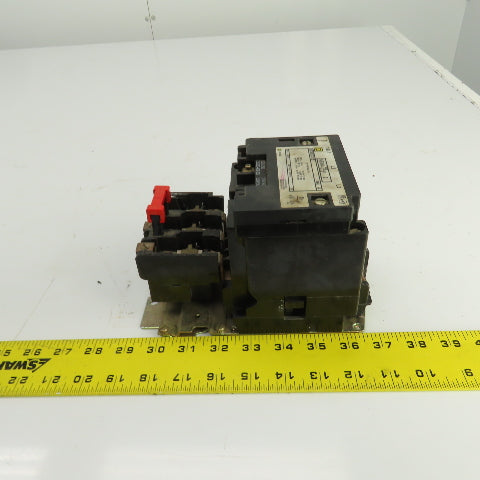 Square D 8536SDOS Ser A Nema Size 2 600V Contactor 120V Coil 10-25HP