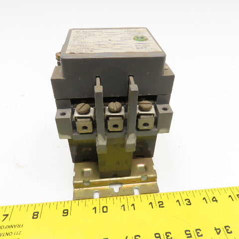 Westinghouse B201K1CA Model B 600V NEMA Size 1 Motor Starter 120V Coil