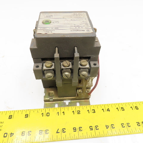 Westinghouse B201K1CA Model B 600V NEMA Size 1 Motor Starter 120V Coil