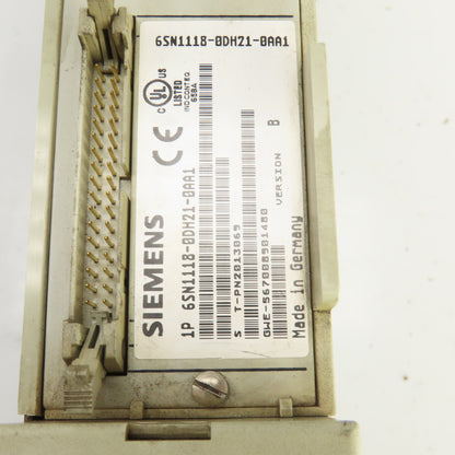 Siemens 6SN1118-0DH21-0AA1 6SN1123-1AB00-0AA1 Simodrive LT-Module Int 2X15A