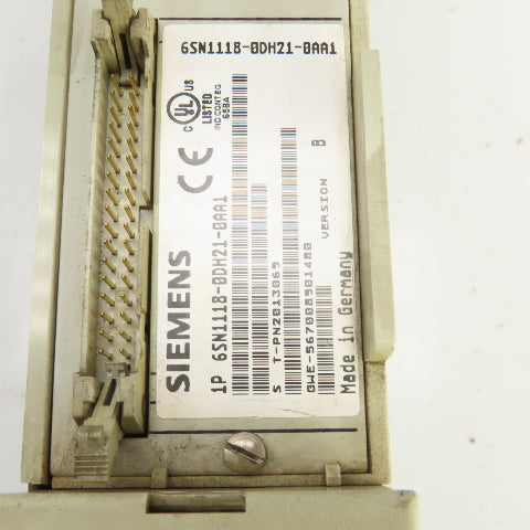 Siemens 6SN1118-0DH21-0AA1 6SN1123-1AB00-0AA1 Simodrive LT-Module Int 2X15A
