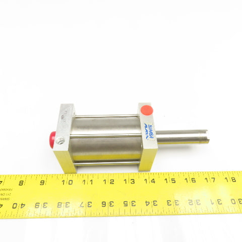 Bimba FSB-313 2" Bore 3" Double Ended Stroke Push Pull Air Cylinder