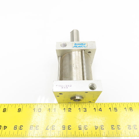 Bimba FSD-312 2" Bore 2" Double Ended Stroke Push Pull Pneumatic Cylinder