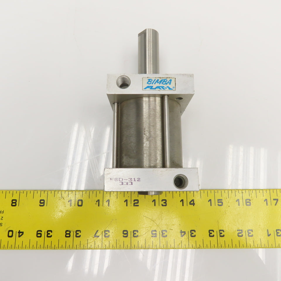 Bimba FSD-312 2" Bore 2" Double Ended Stroke Push Pull Pneumatic Cylinder