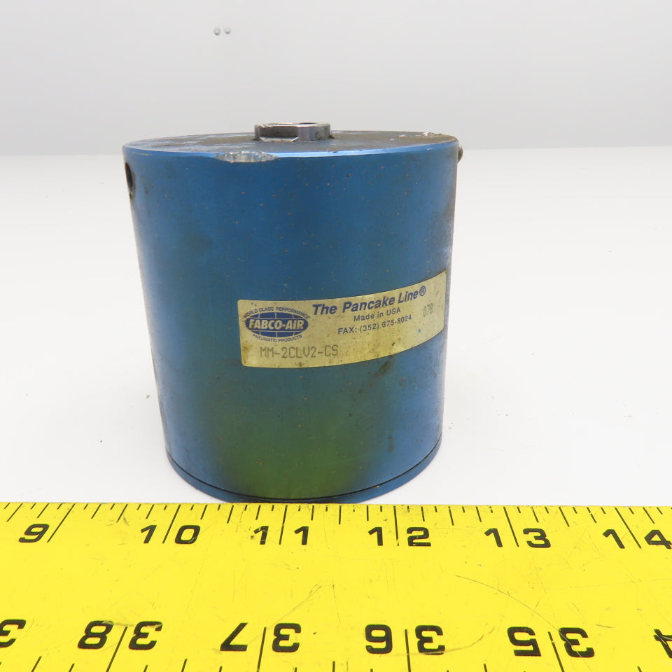 Fabco Air MM 2CLV2-CS 2-1/4" Bore 2" Stroke Double Acting Air Cylinder