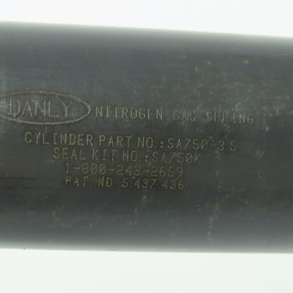 Danly SA750-3.5 Nitrogen Gas Spring 3-1/2" Stroke 1" Piston x 10-3/4" OAL