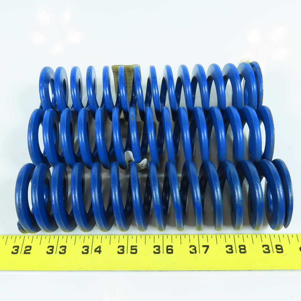 2" x 7" Blue Flat Wire Die Spring 1" Rod Dia. Lot of 3